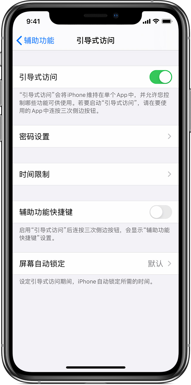 皮山苹果手机维修分享如何在 iPhone 上退出引导式访问 