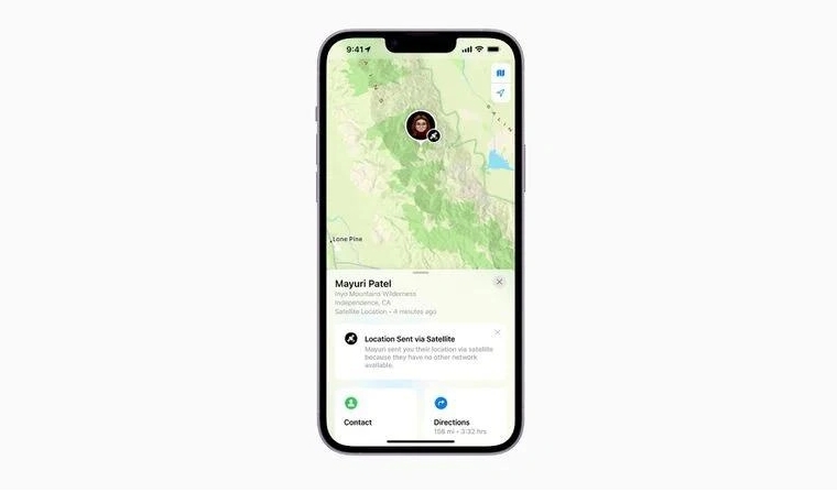皮山苹果14维修分享iPhone14系列中 FindMy功能通过卫星分享位置方法教程 