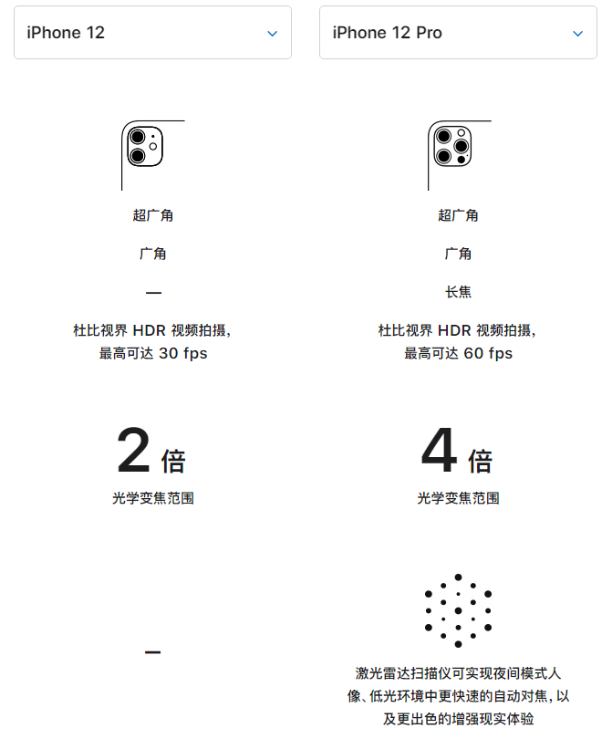 皮山苹果手机维修分享苹果 iPhone 12 与 iPhone 12 Pro 选哪款 